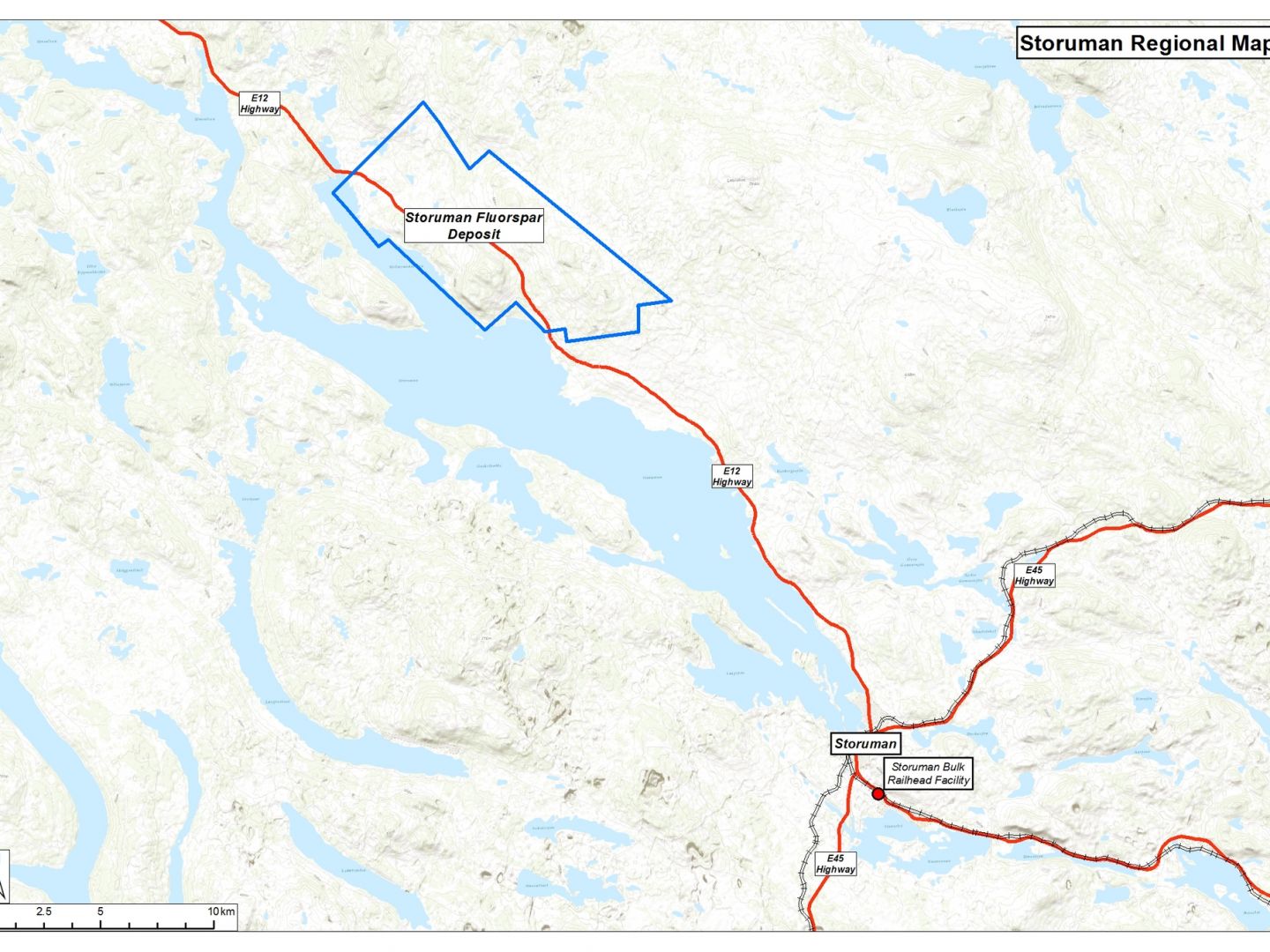 Storuman Regional Map